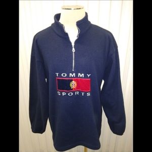 VTG 90's Tommy Hilfiger Sports Fleece 1/4 Zip (XL)